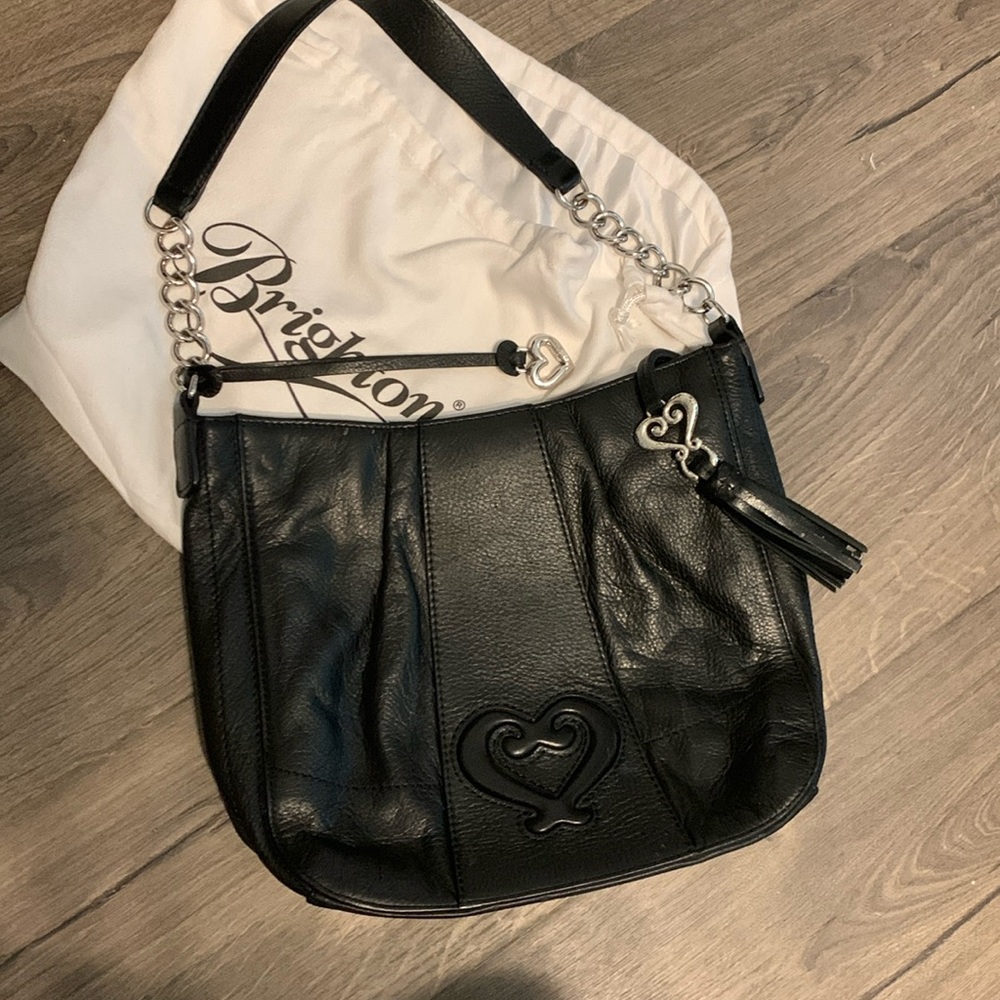 Top quality leather, Brighton purse, chain/leather handle